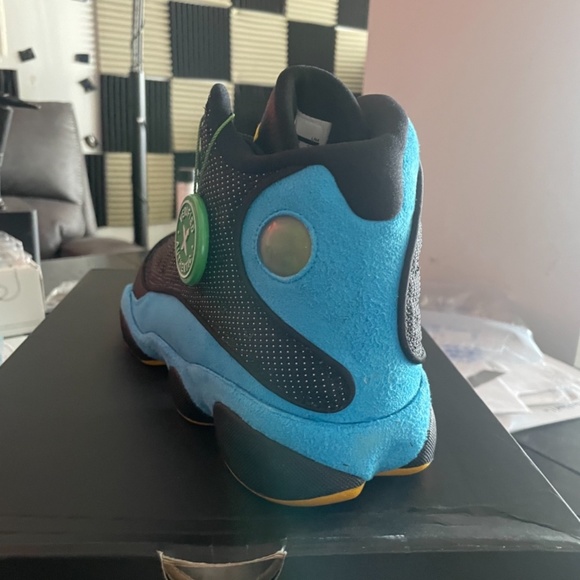 Nike Air Jordan CP “away” sued blue, black leather
